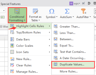 formula for excel to find duplicates on mac